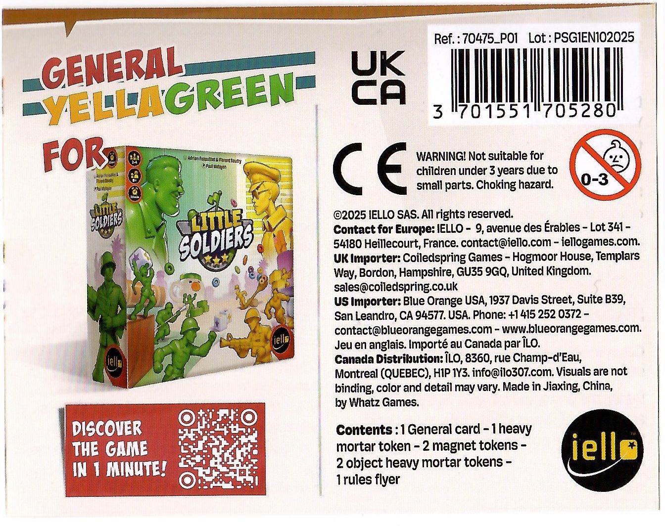 Little Soldiers: General Yellagreen