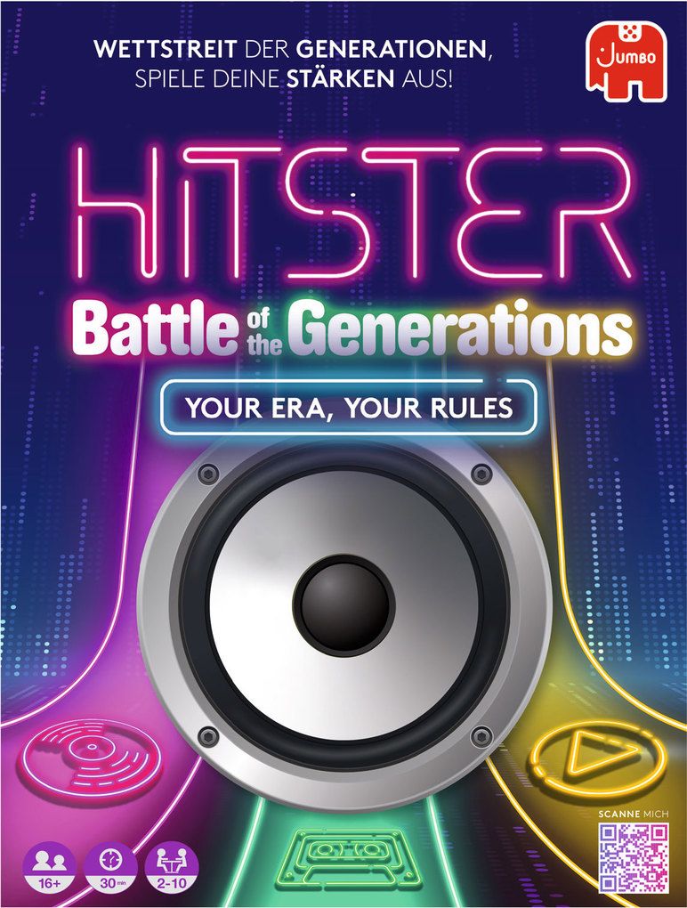 Boîte du jeu Hitster: Battle of the Generations