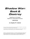 RPG Item: VS03-PL01: Shadow War: Seek & Destroy