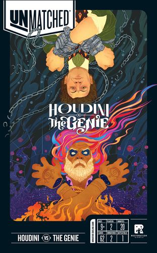 Board Game: Unmatched: Houdini vs. The Genie