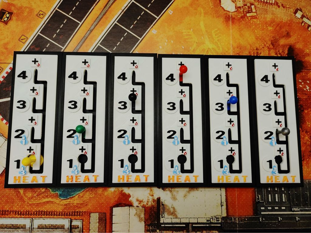 heat board game custom tracks