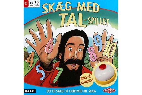 Skæg med tal-spillet box art
