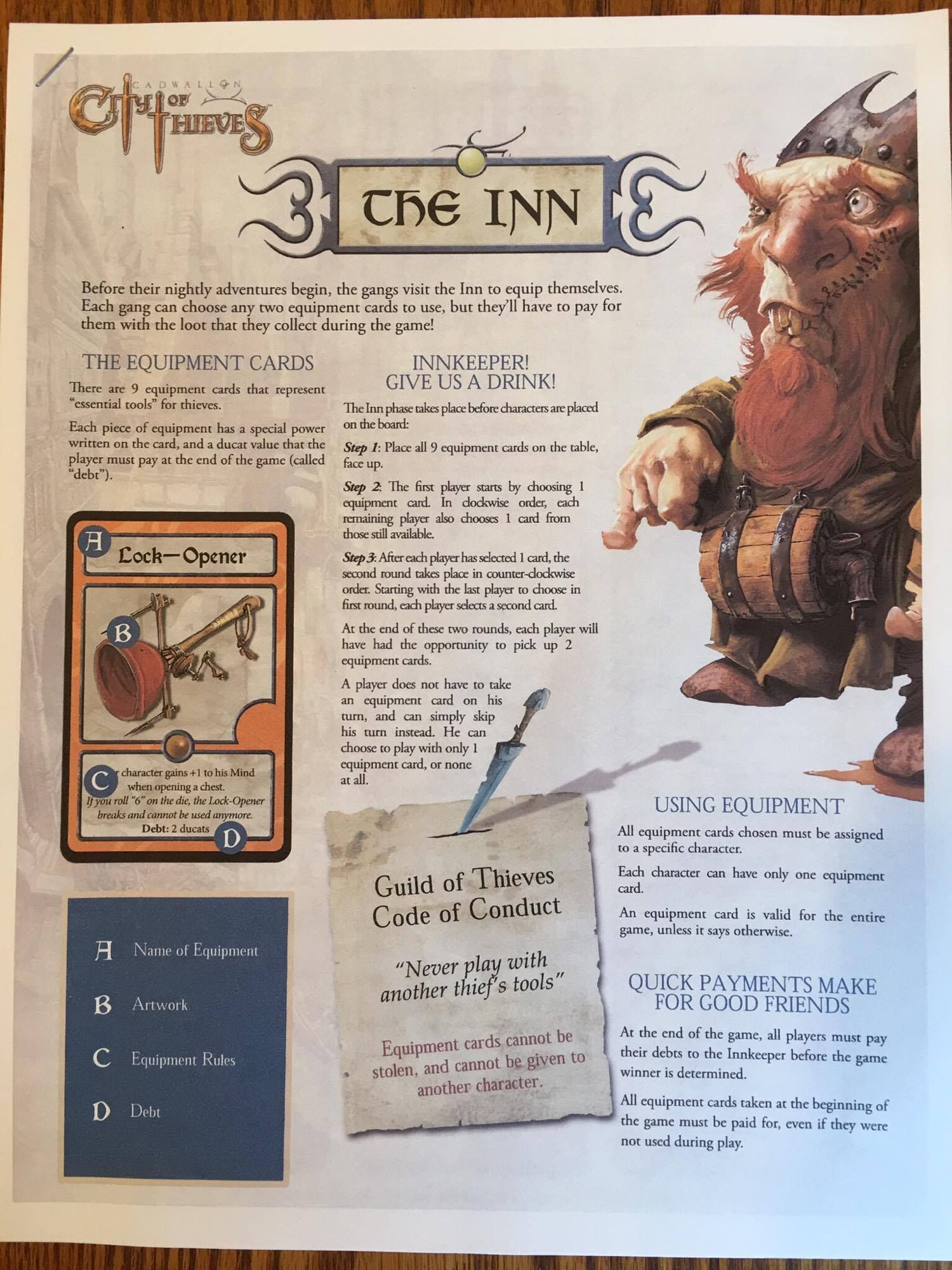 Cadwallon: City of Thieves – The Inn
