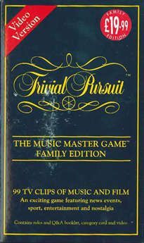 Trivial Pursuit The Music Master Game: Family Edition – Video Version cover