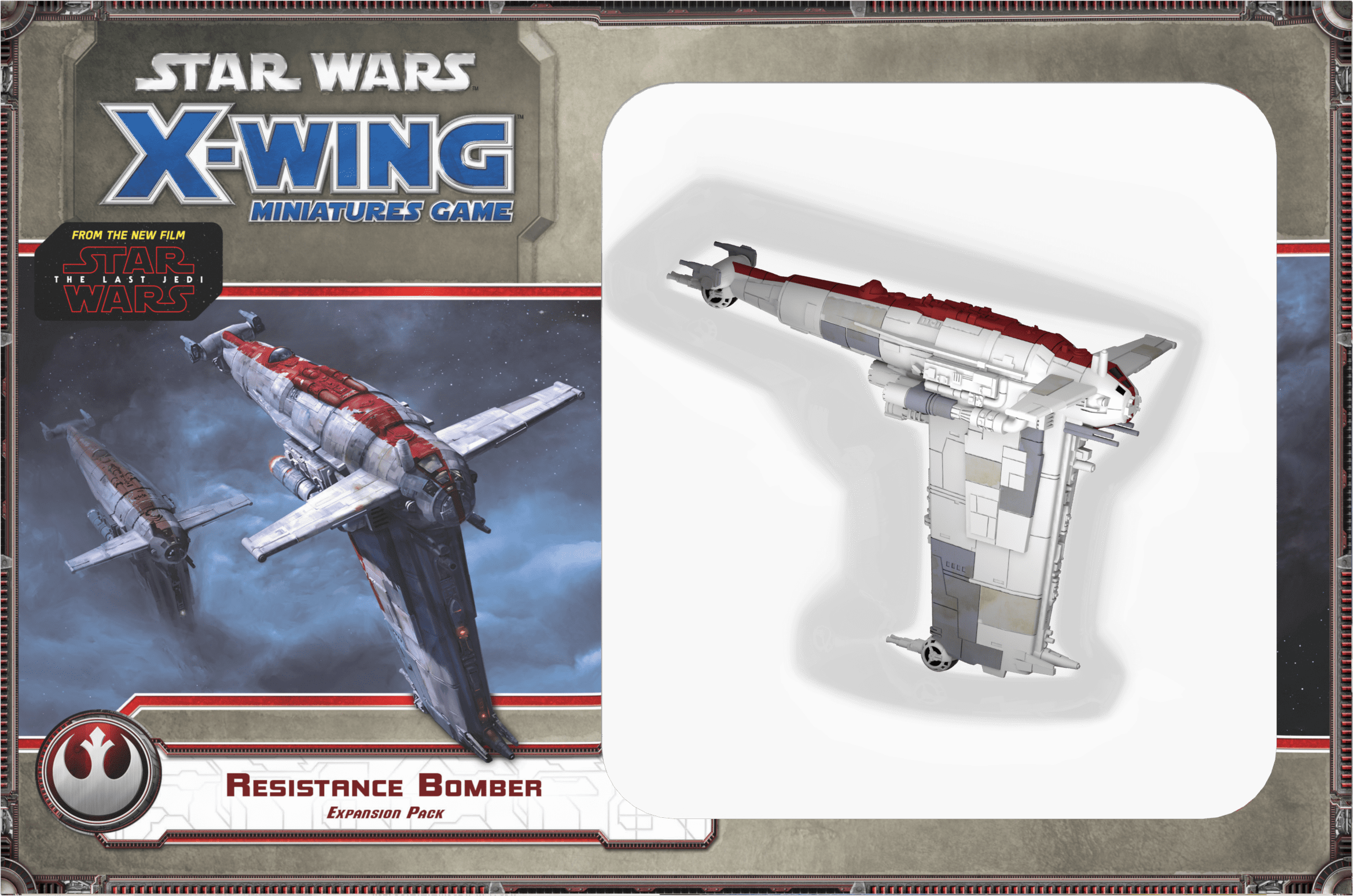 Star Wars: X-Wing Miniatures Game – Resistance Bomber Expansion box art