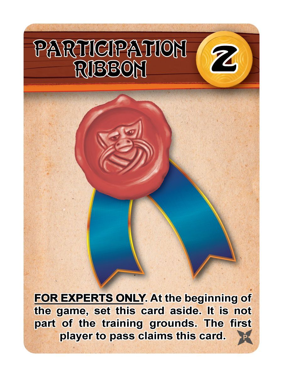 Ninja Camp: Participation Ribbon Promo Card