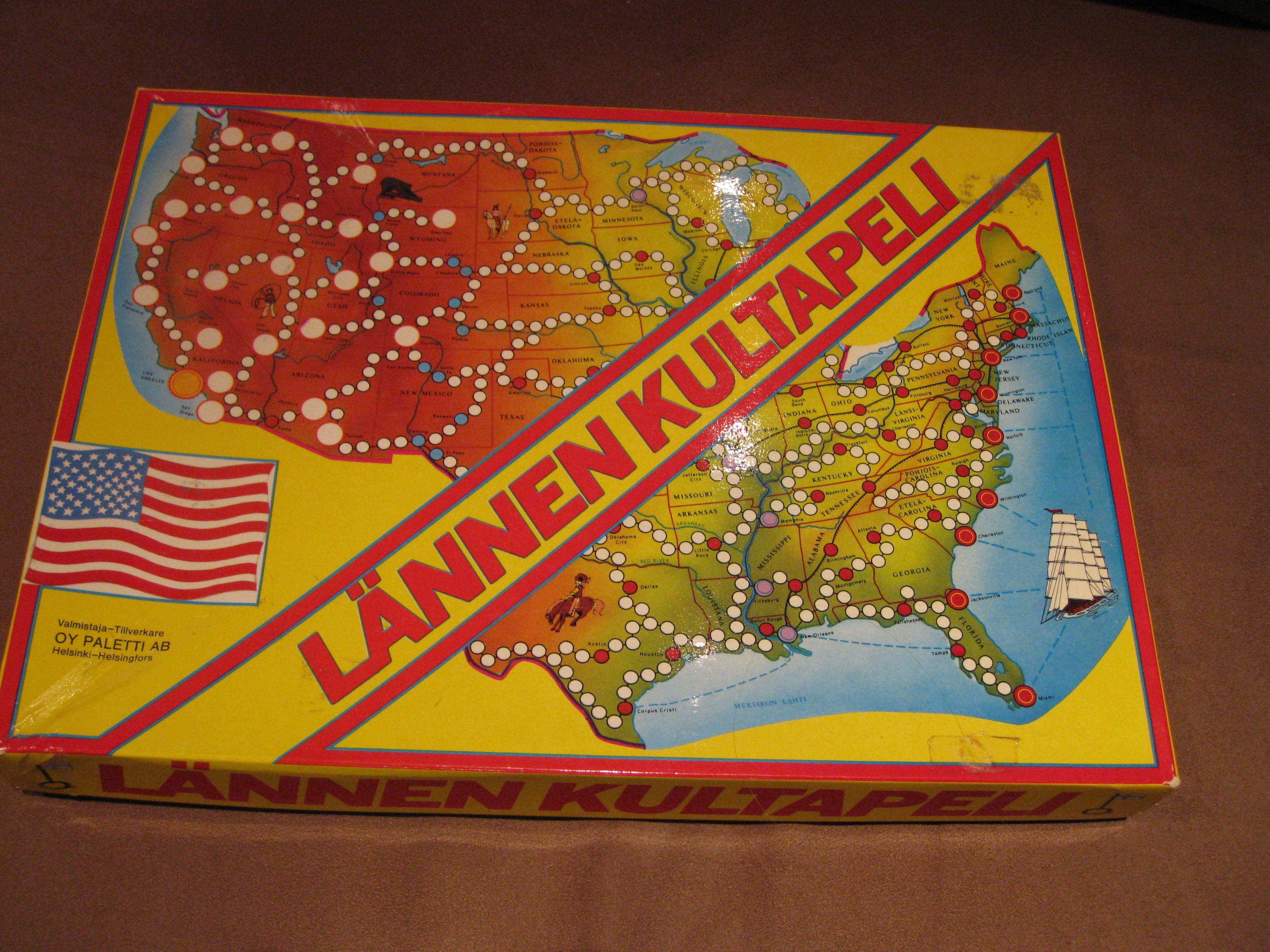 Lännen kultapeli box art