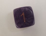 Board Game Accessory: Cyclades: Titans – Purple Die