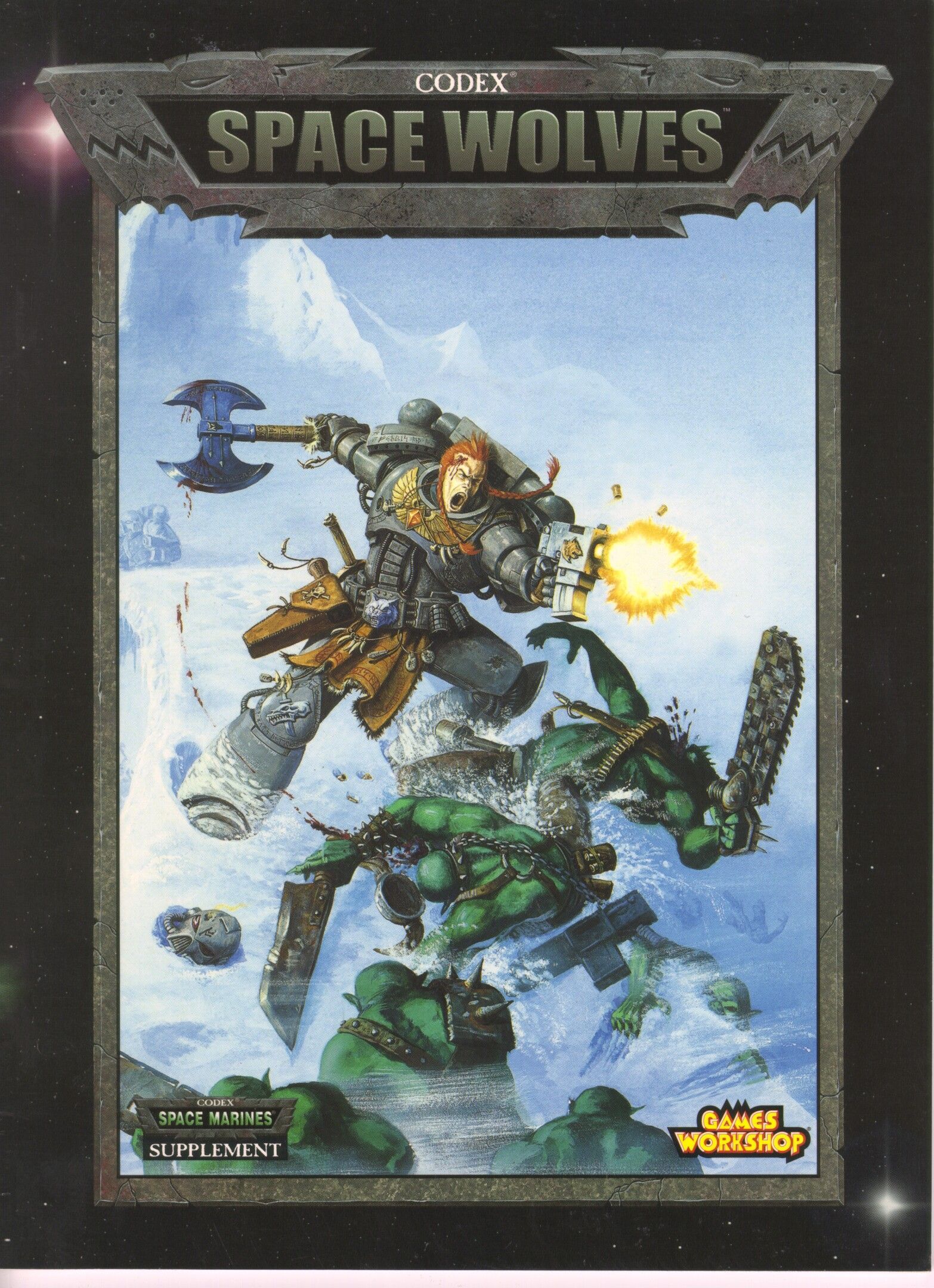 Coperta Warhammer 40,000 (Third Edition): Codex – Space Wolves