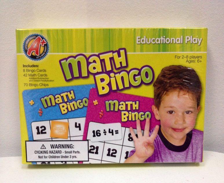 Math Bingo | Board Game | Boardgamegeek