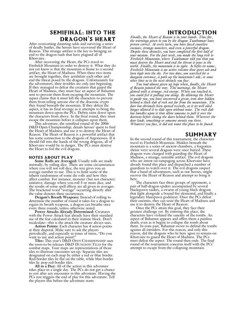 Semi Final: Into the Dragon's Heart | RPG Item | RPGGeek