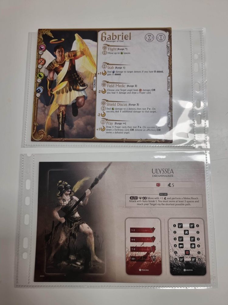 Sleeves for monster/angel cards? Deliverance