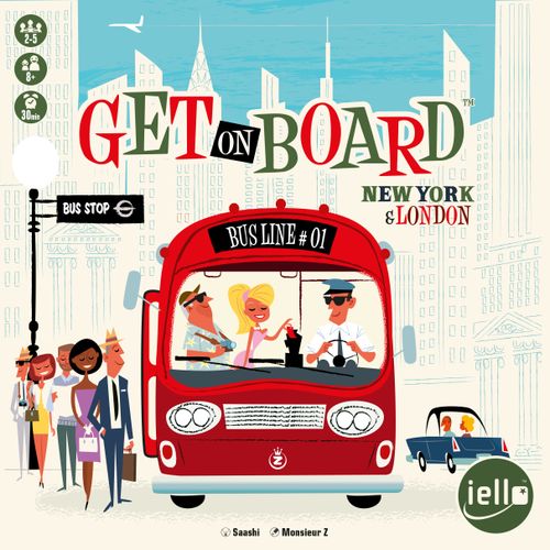 Get on Board: New York & London, IELLO, 2022 — front cover (image provided by the publisher)