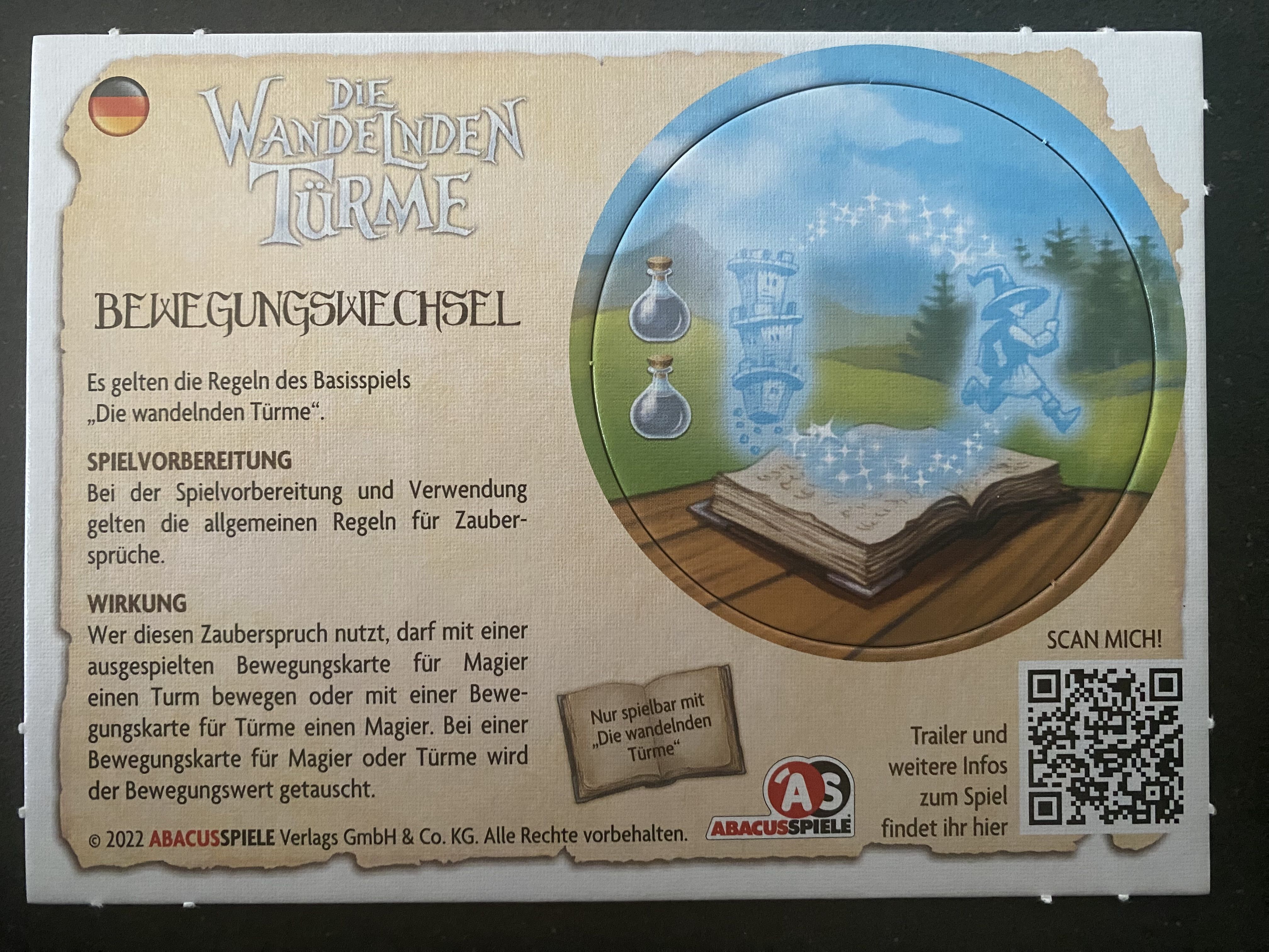 The Wandering Towers: Change of Movement Promo Card