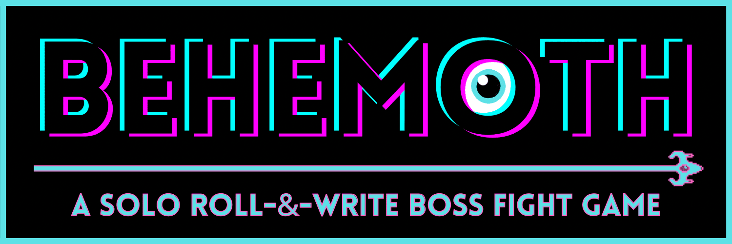 Behemoth: A Solo Roll-&-Write Boss Fight Game cover