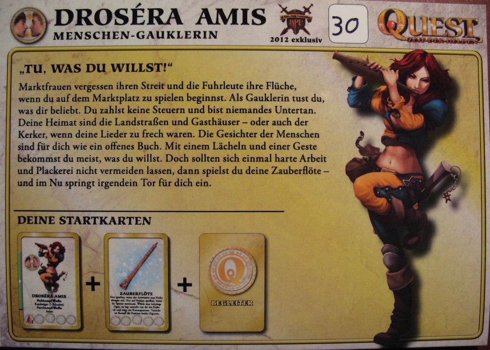 Quest: Zeit der Helden – Droséra Amis Promo Character