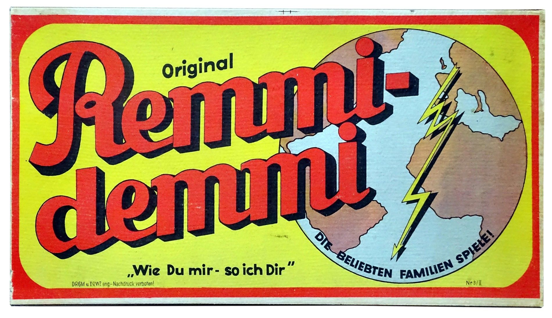 Original Remmidemmi "Wie du mir: so ich dir! box art