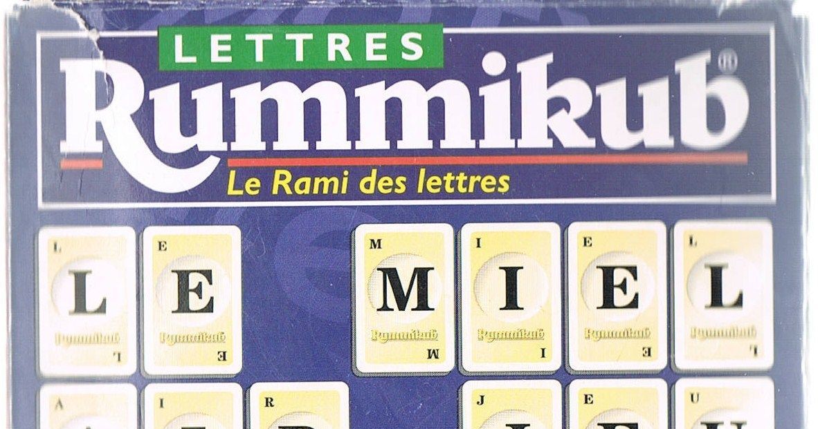 Jeux Hasbro Rummikub lettres