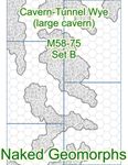 RPG Item: Naked Geomorphs: Cavern-Tunnel Wye Set B (Large Cavern)