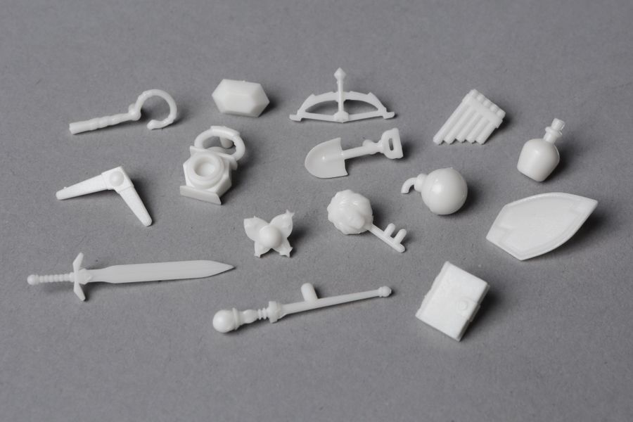 ITEMeeples™ equipment featured in Tiny Epic Quest