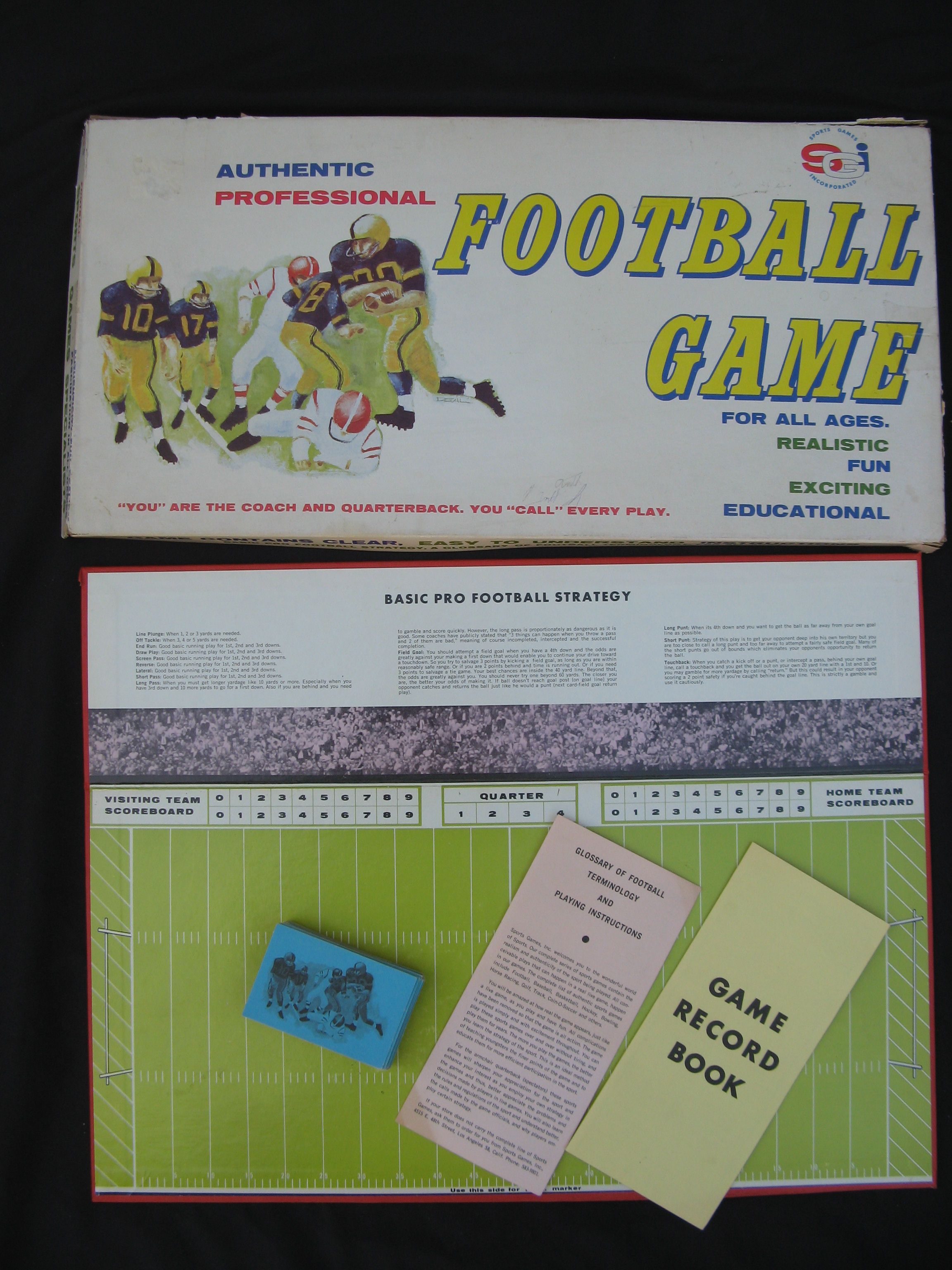 Authentic Professional Football Game