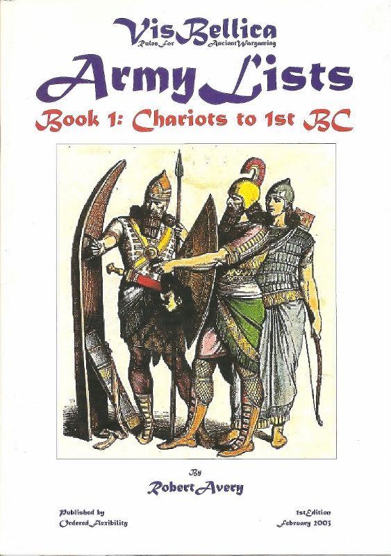 Vis Bellica: Army Lists – Book 1: Chariots to 1st BC box art