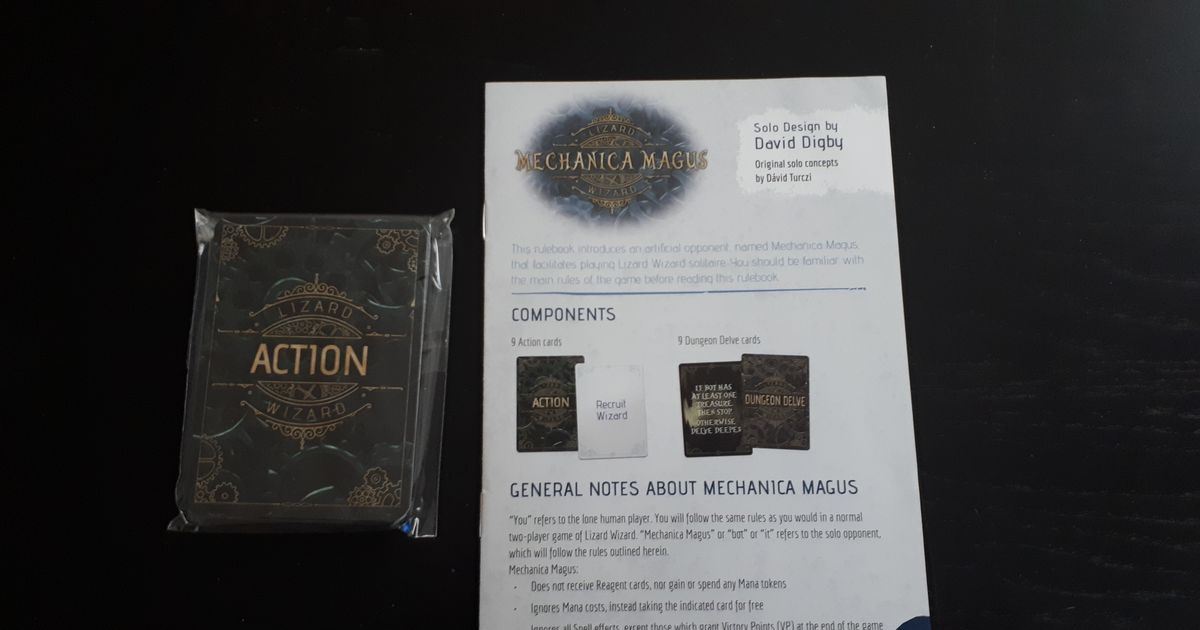 Lizard Wizard Mechanica Magus Board Game BoardGameGeek