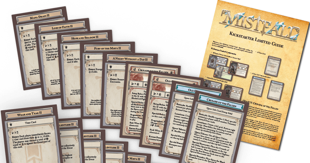 Mistfall Quest & Nightmare Time Cards Board Game BoardGameGeek