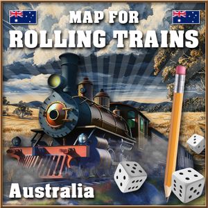 Rolling Trains: Australia Map