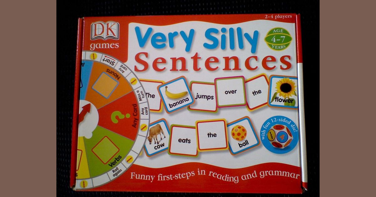Very Silly Sentences Board Game BoardGameGeek