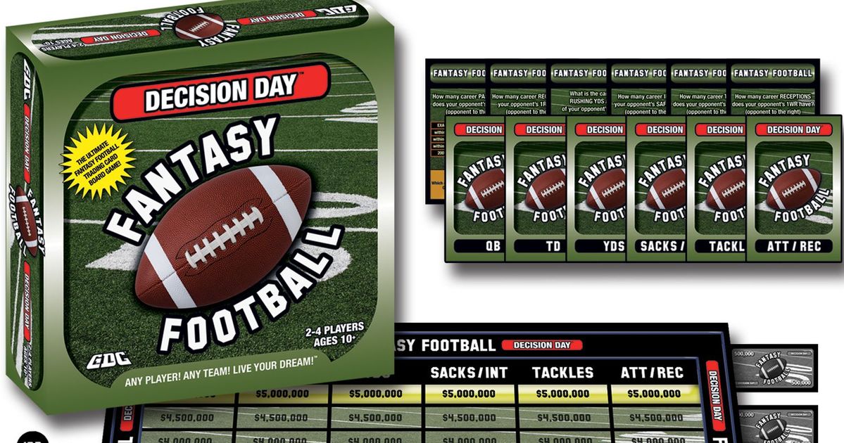 Decision Day Fantasy Football Board Game BoardGameGeek