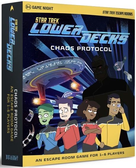 Cover art for Star Trek: Lower Decks – Chaos Protocol