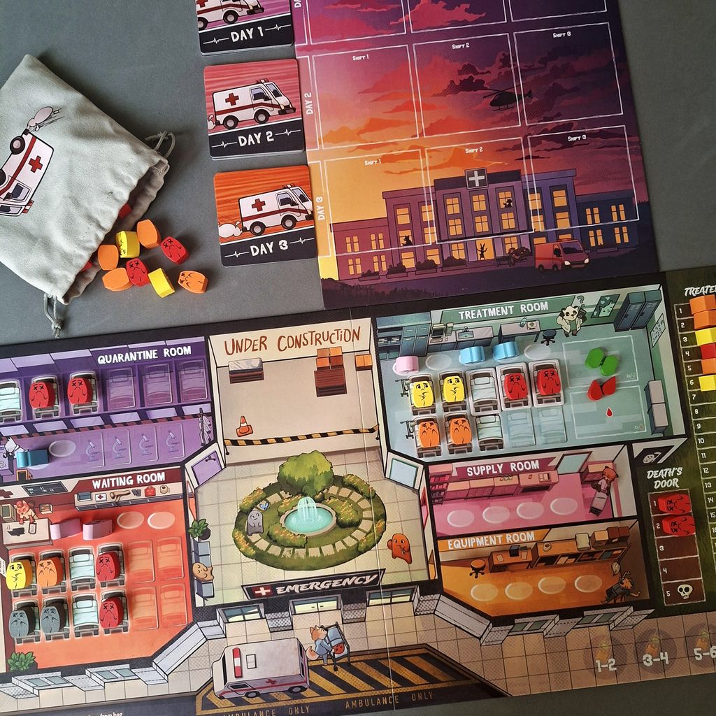 Illustration 1 de On Call | A High-Octane ER Simulation Co-Op Board Game