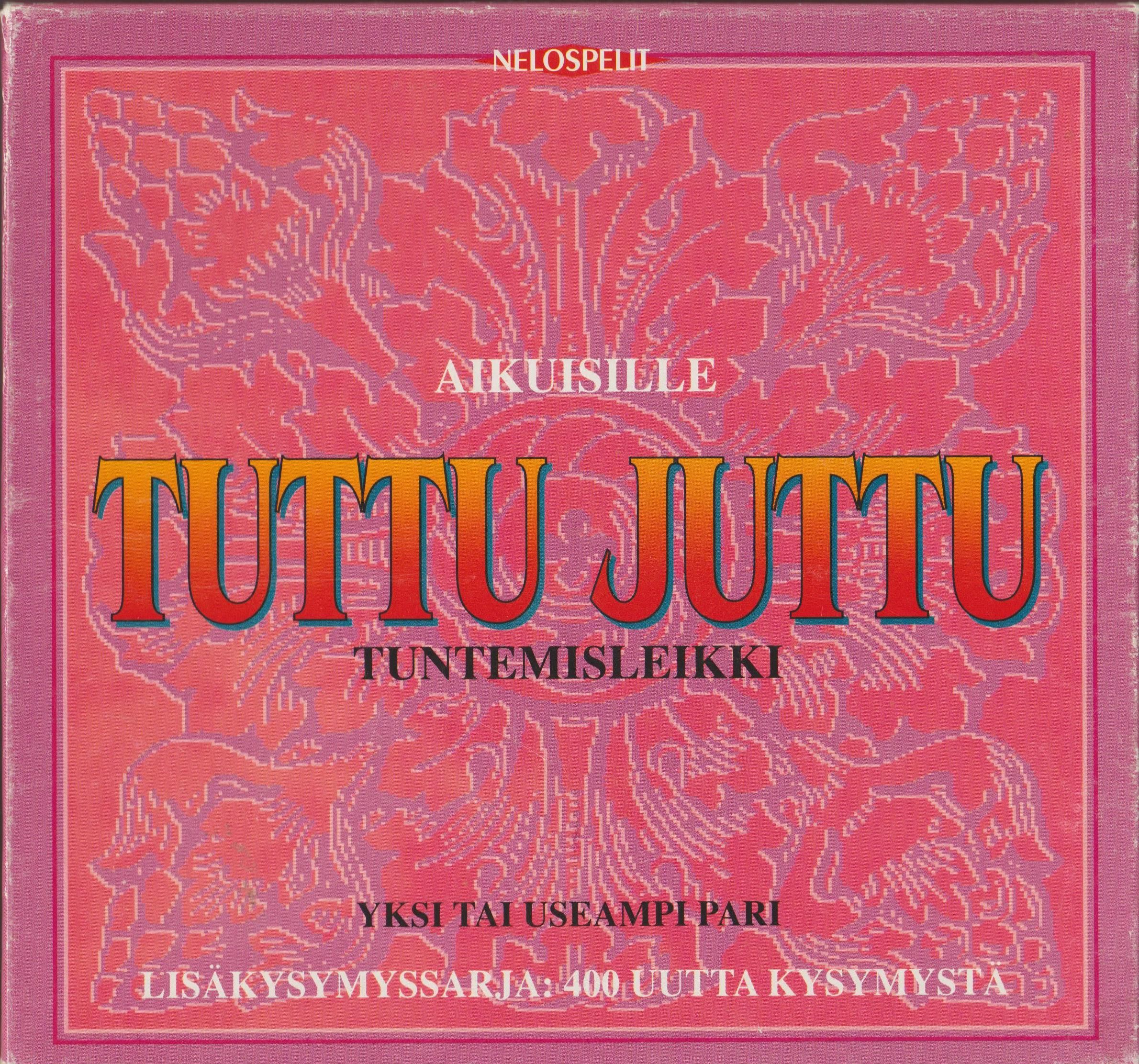 Tuttu Juttu tuntemisleikki lisäkysymyssarja 400 uutta kysymystä