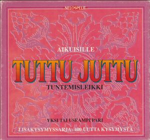 Tuttu Juttu tuntemisleikki lisäkysymyssarja 400 uutta kysymystä