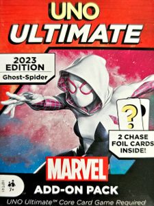 UNO Ultimate Marvel Add-On Pack with Collectible Ghost-Spider Deck