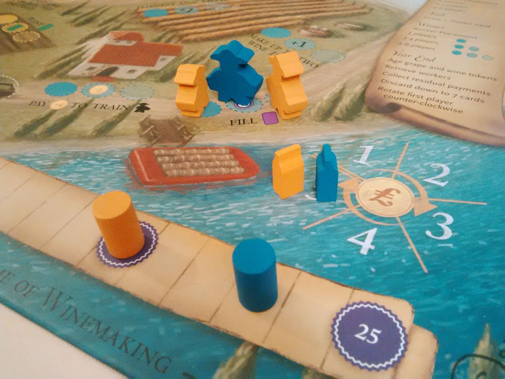 I won! But it was close. — Photo by dodecalouise on BoardGameGeek