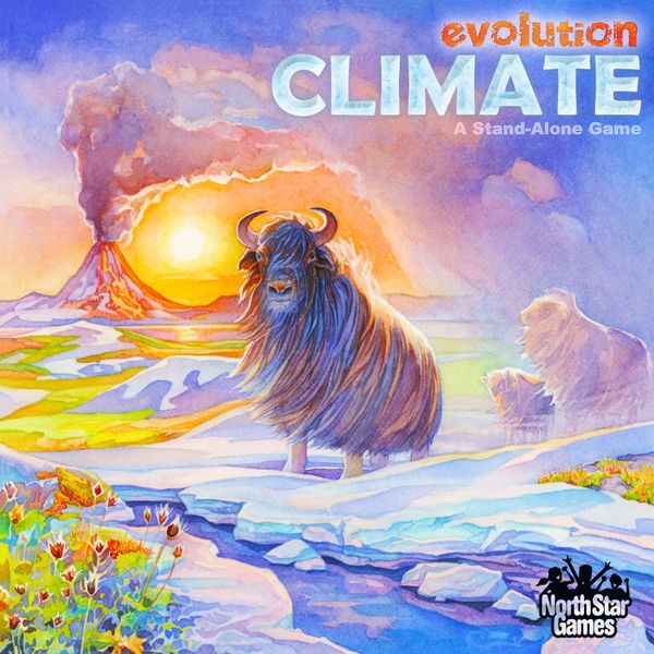 The final box front for the Evolution: CLIMATE stand-alone game (2-5-2016).