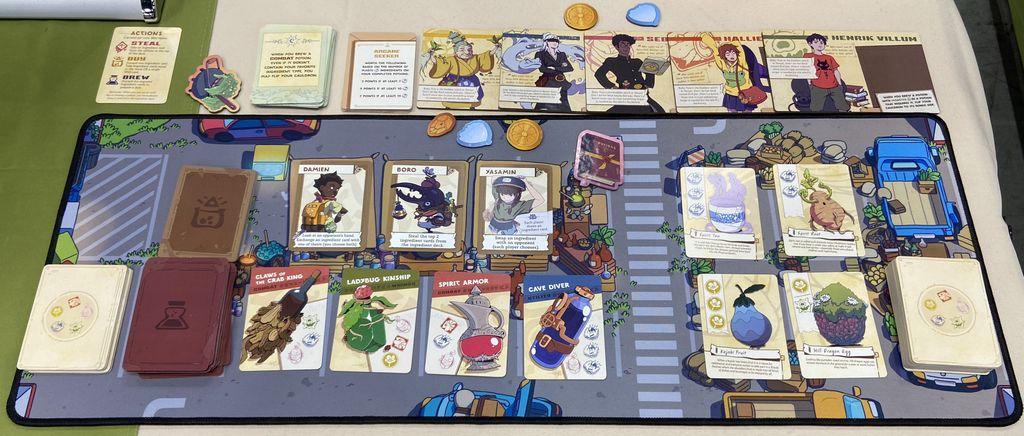 Gen Con 2025: Yanari: The Witches Market, Skyfall, Grand