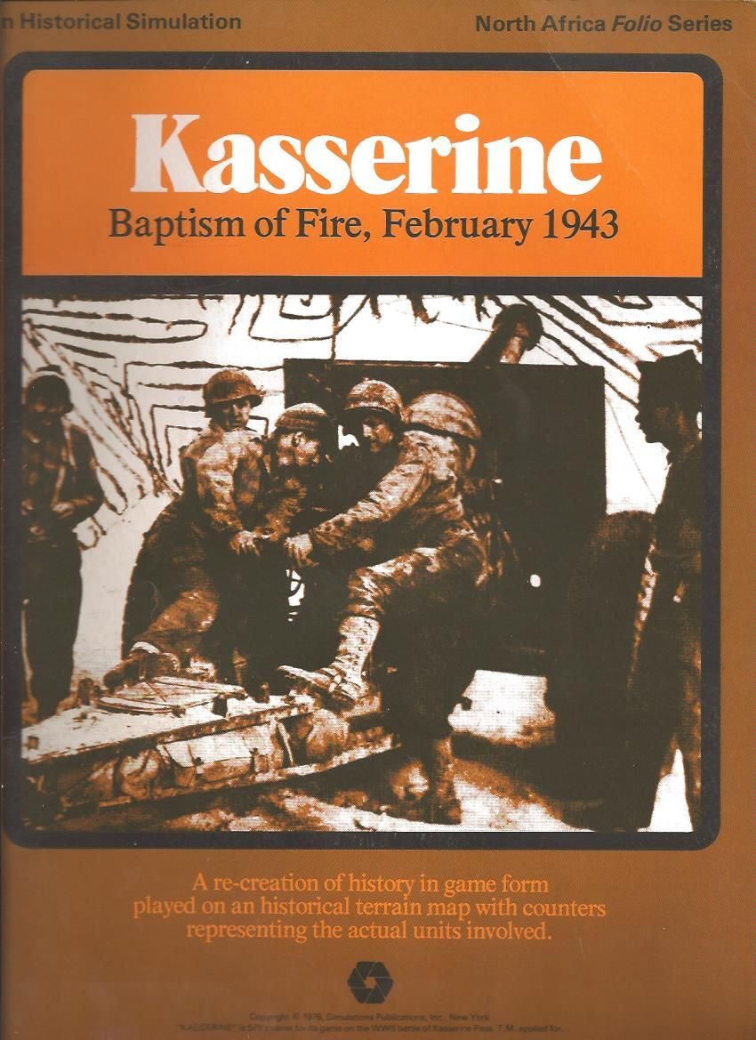 Cover art for Kasserine: Baptism of Fire, February 1943