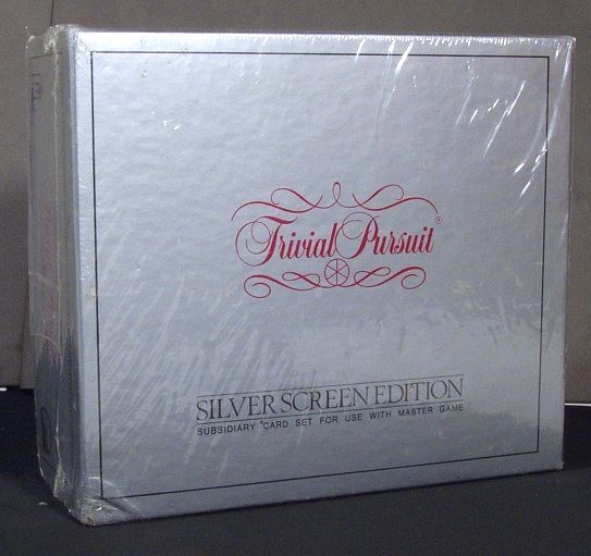 VINTAGE Trivial Pursuit Silver Screen Edizione filiale Card Set NUOVO SIGILLATO 