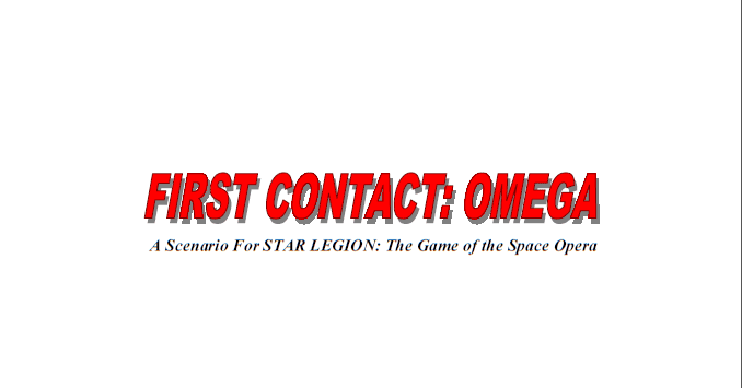 First Contact: Omega | RPG Item | BoardGameGeek