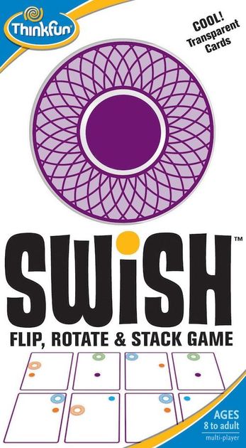 ThinkFun Swish Card Game Age 8 Transparent Cards for sale online 