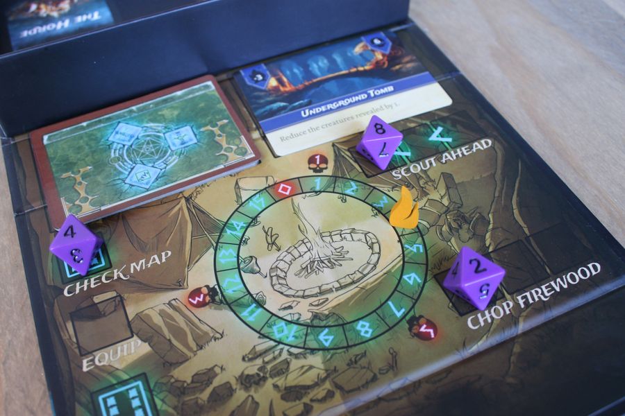 camp board for game