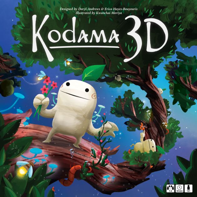 Kodama 3D The Tree Spirits Board Game Indie Boards & Cards PSI IBCKD301 Family