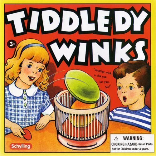 Tiddly Winks Vintage Board Game Ages 6 up NEW