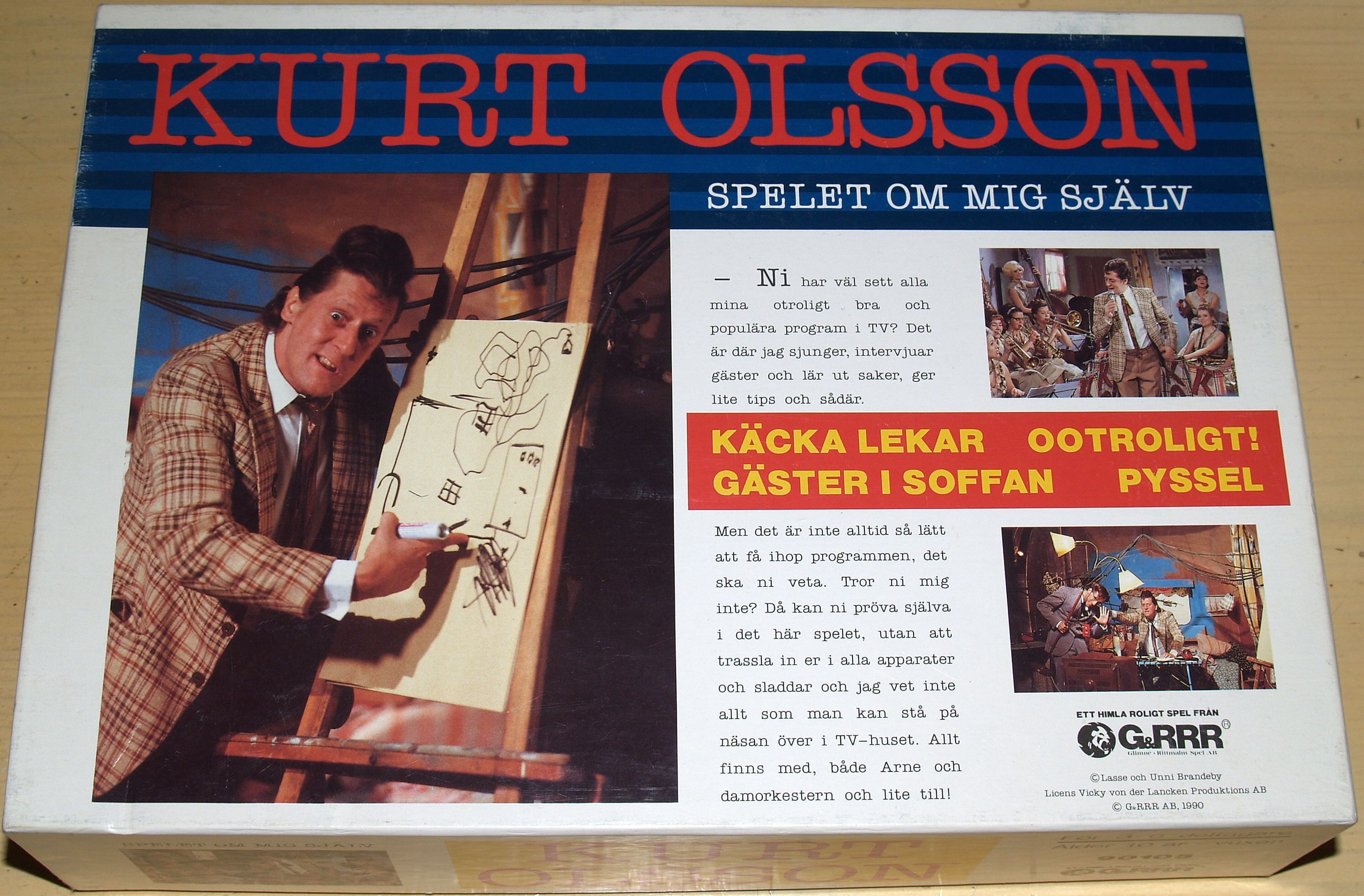 Kurt Olsson: Spelet om mig själv cover art