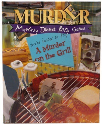NEW Murder Mystery Party Games  A Murder on the Grill FREE SHIPPING 