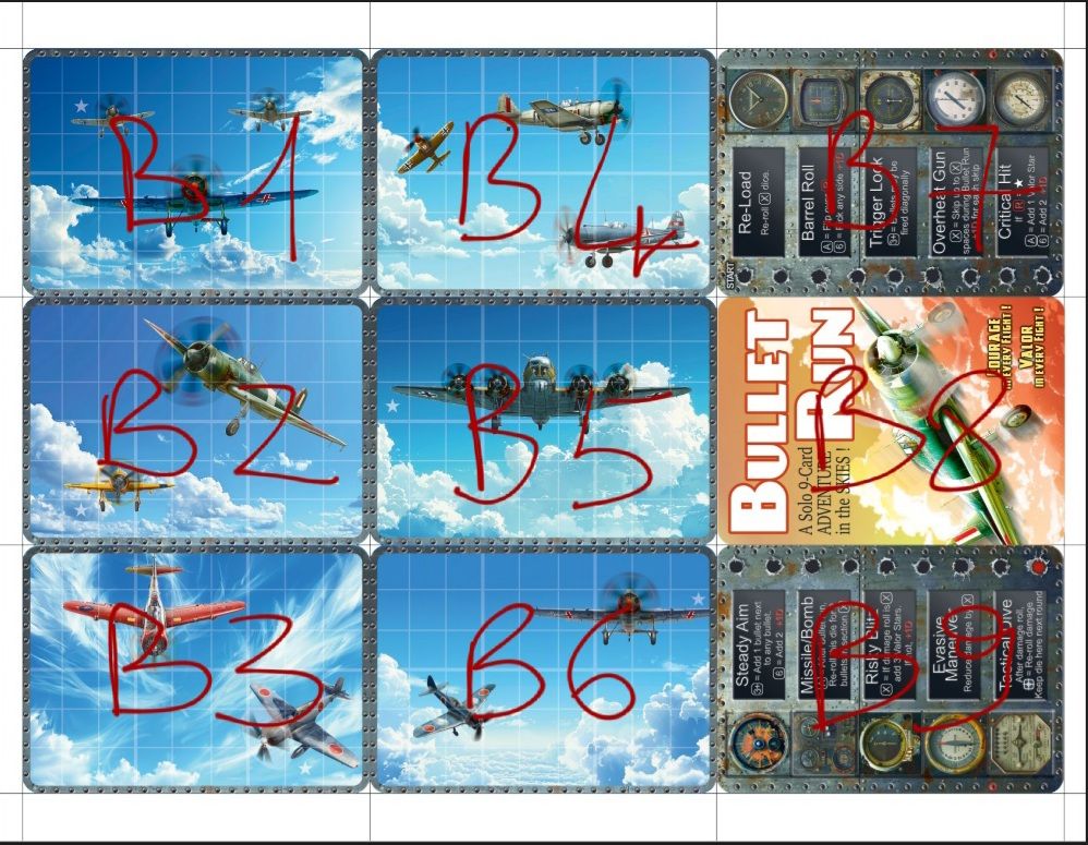 [WIP] BULLET RUN! - 2025 9-Card Nanogame PnP Design Contest - [Contest ...