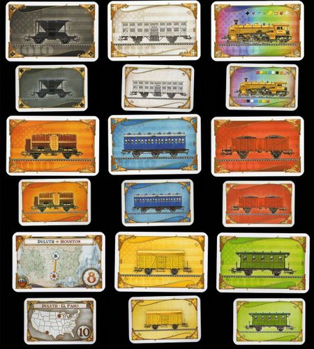 Ticket to Ride Art Sleeves | BoardGameGeek